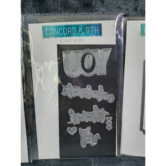 Concord Dies Set of 4 - Tulip, Hugs, All About You, Hope - Picture 4 of 5